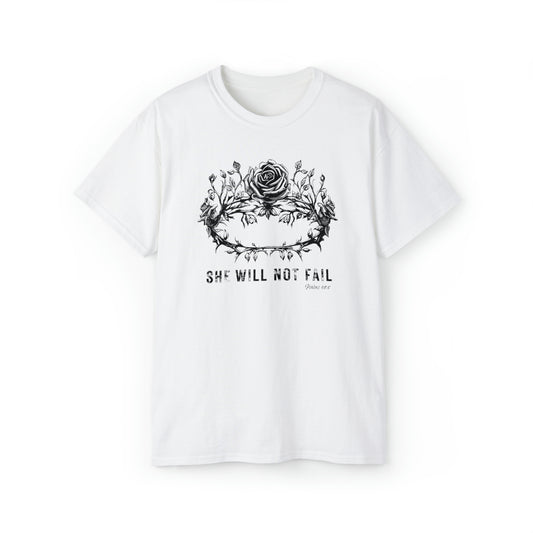 She will not fail ROSE CROWN Tee