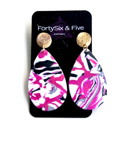 Pink paisley