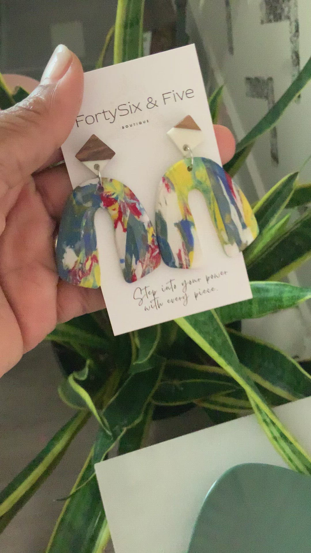 Two tones “Carmen” Earrings  1955