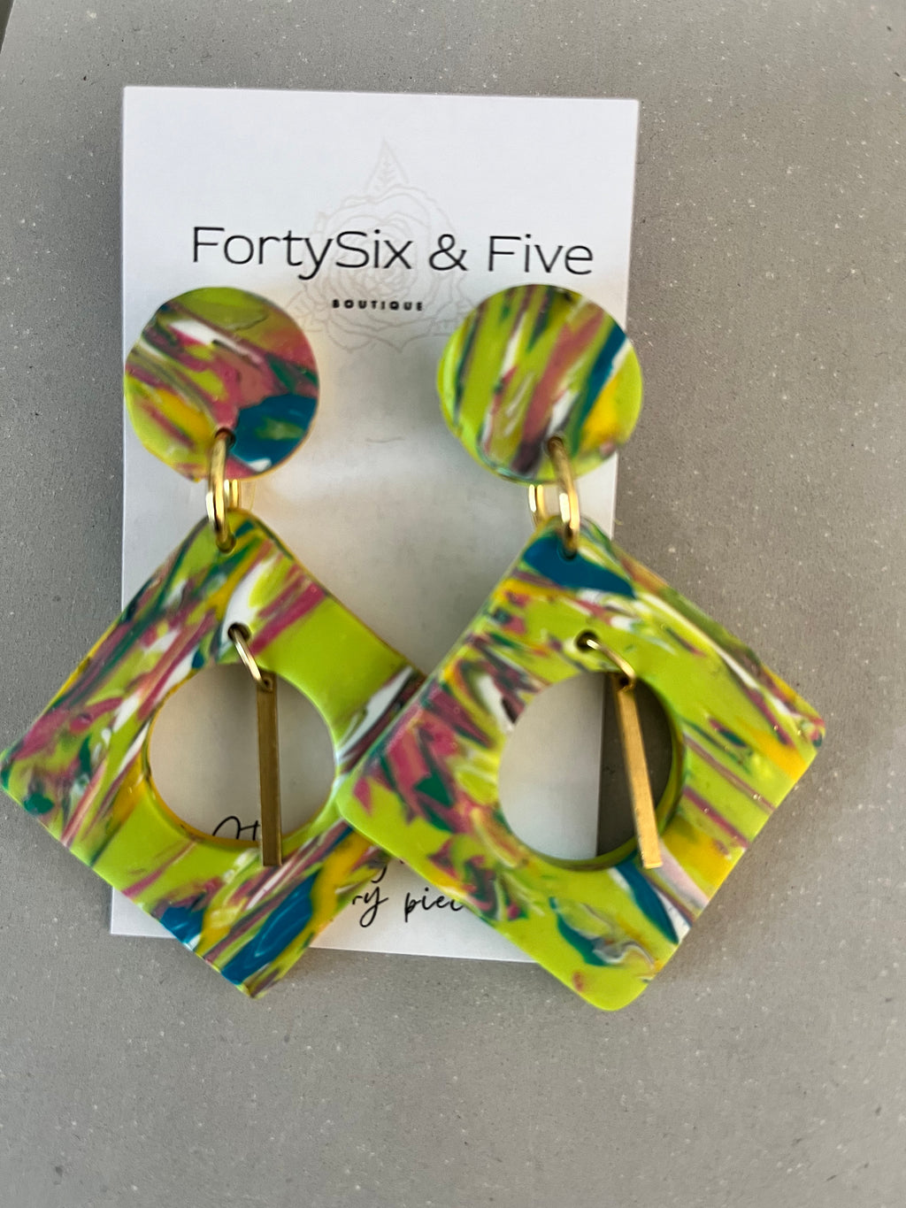 Multicolor “Julie” Earrings  1955