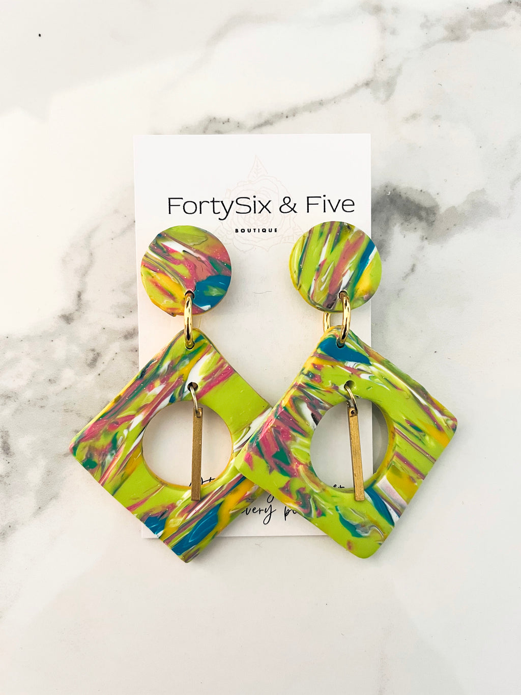 Multicolor “Julie” Earrings  1955