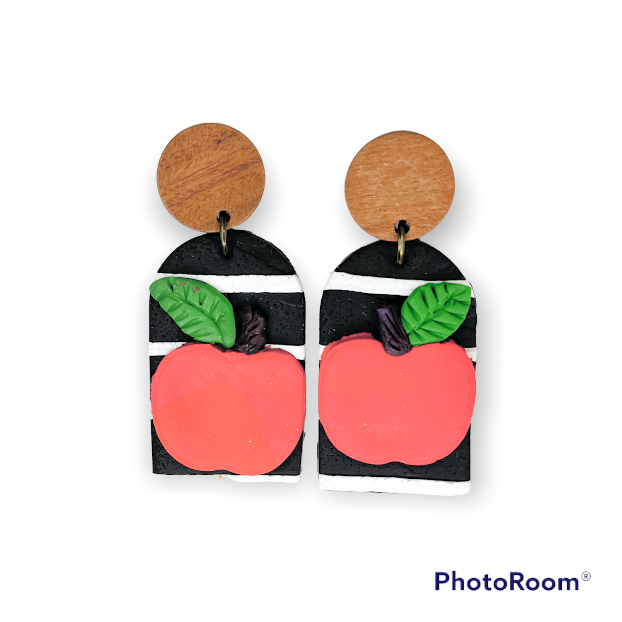 Apple Contrast Dangle BTS Earrings  1955